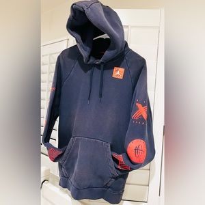 JORDAN LEGACY TINKER BQ0298-451 NAVY BLUE HOODIE